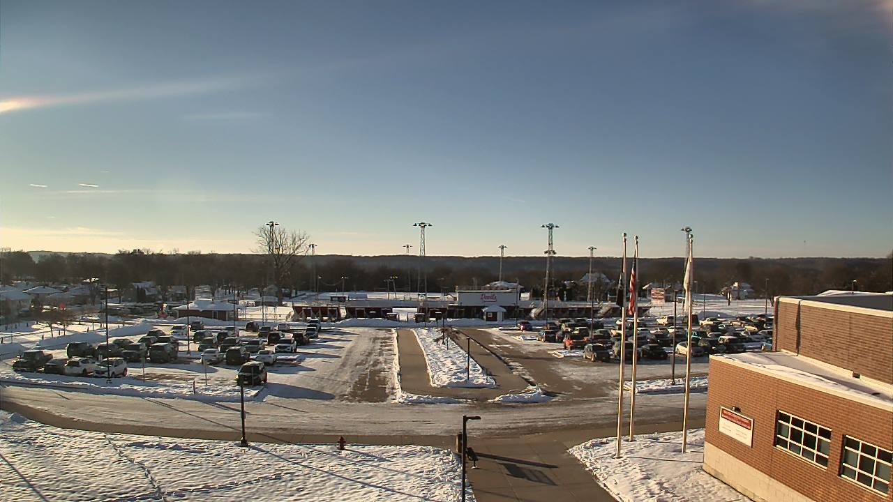 Thumbnail for current weather camera view from Hall High School in Spring Valley, Illinois