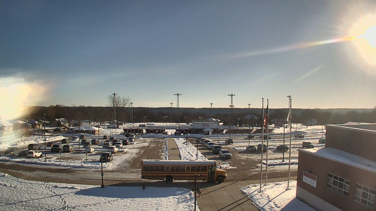 Thumbnail for current weather camera view from Hall High School in Spring Valley, Illinois