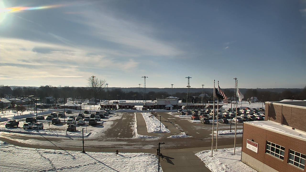 Thumbnail for current weather camera view from Hall High School in Spring Valley, Illinois