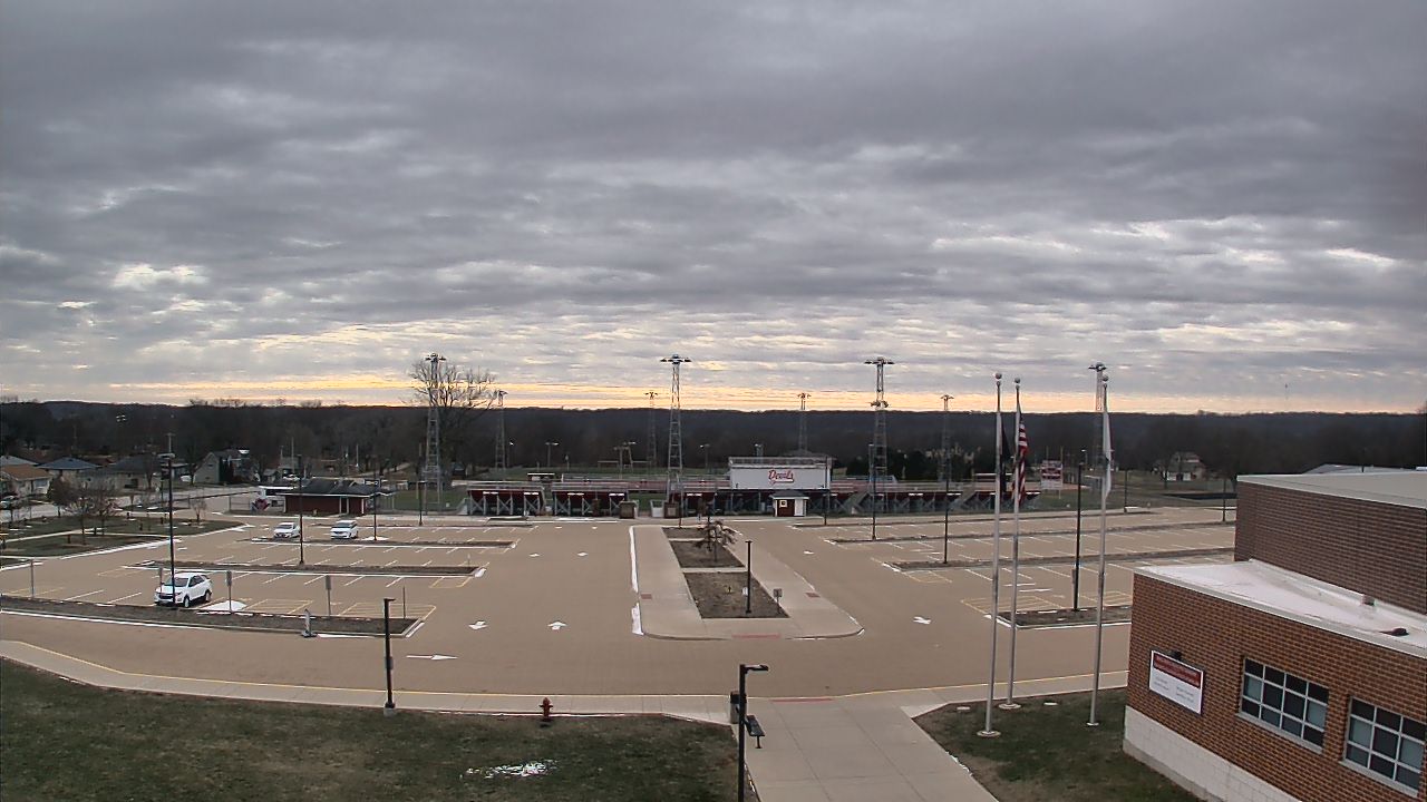 Thumbnail for current weather camera view from Hall High School in Spring Valley, Illinois