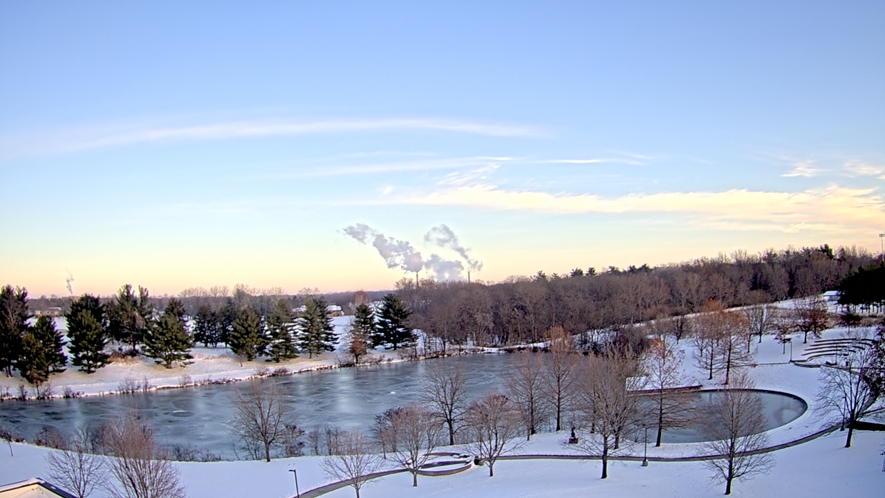 Thumbnail for current weather camera view from Lincoln Land Community College in Springfield, Illinois