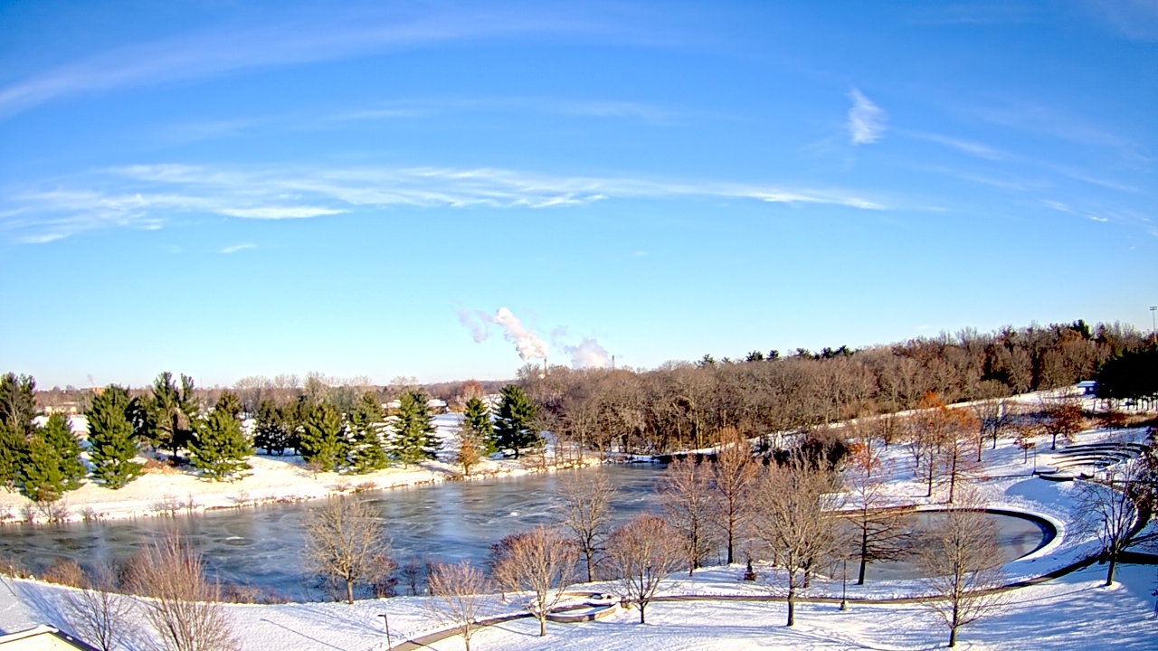 Thumbnail for current weather camera view from Lincoln Land Community College in Springfield, Illinois