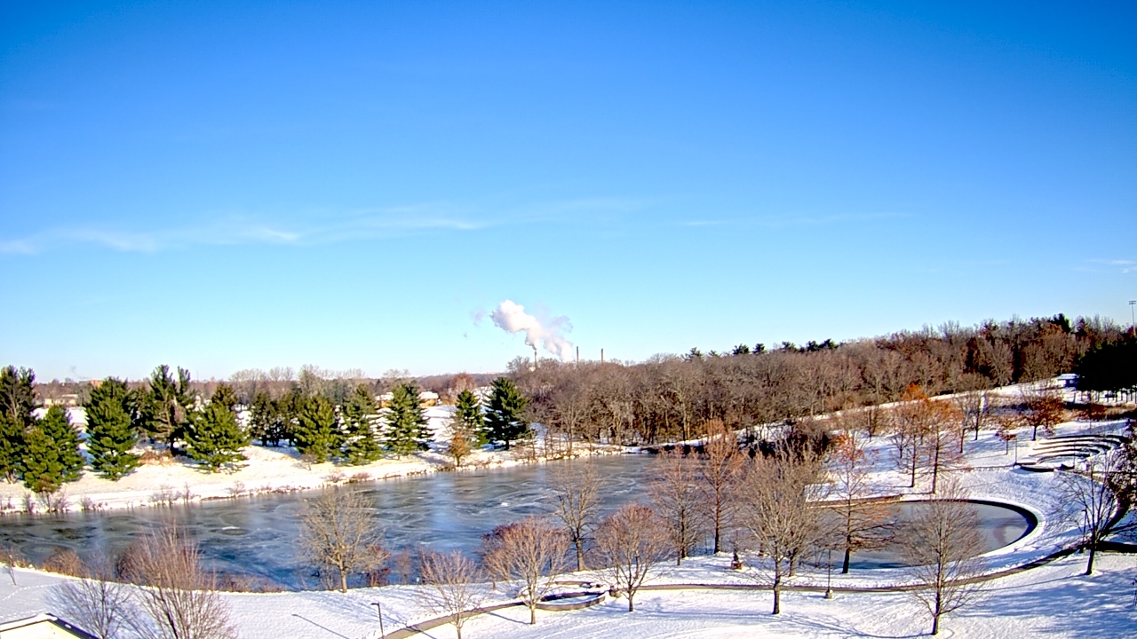Thumbnail for current weather camera view from Lincoln Land Community College in Springfield, Illinois