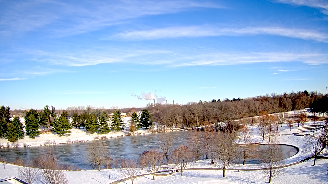 Thumbnail for current weather camera view from Lincoln Land Community College in Springfield, Illinois