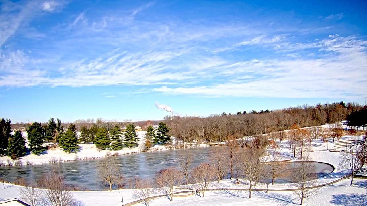 Thumbnail for current weather camera view from Lincoln Land Community College in Springfield, Illinois