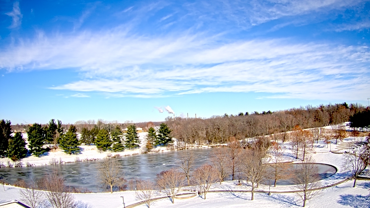 Thumbnail for current weather camera view from Lincoln Land Community College in Springfield, Illinois