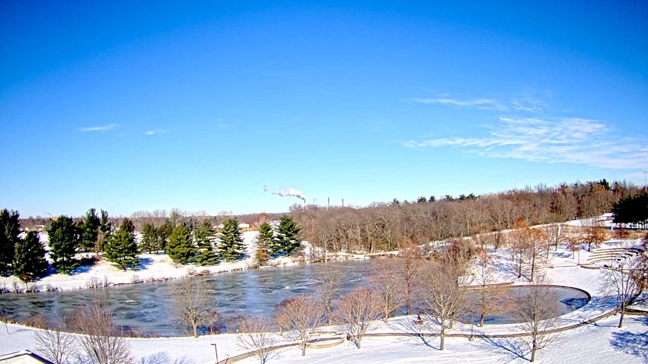Thumbnail for current weather camera view from Lincoln Land Community College in Springfield, Illinois
