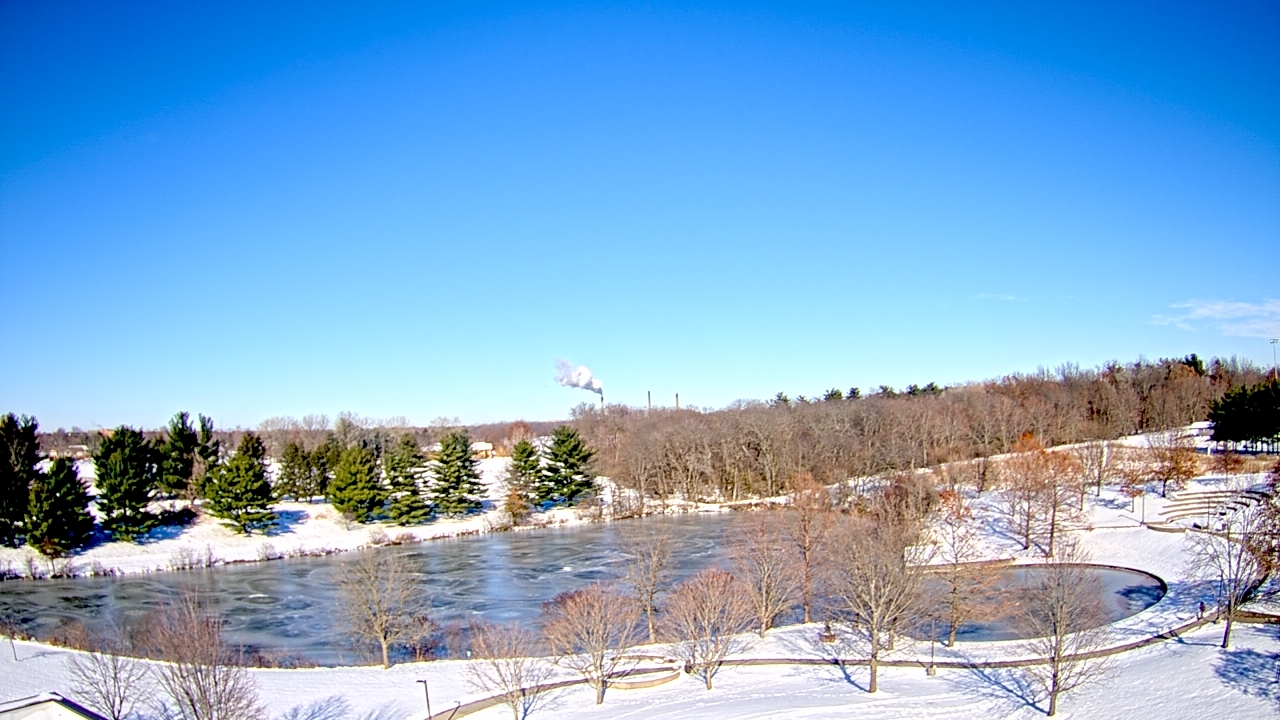 Thumbnail for current weather camera view from Lincoln Land Community College in Springfield, Illinois
