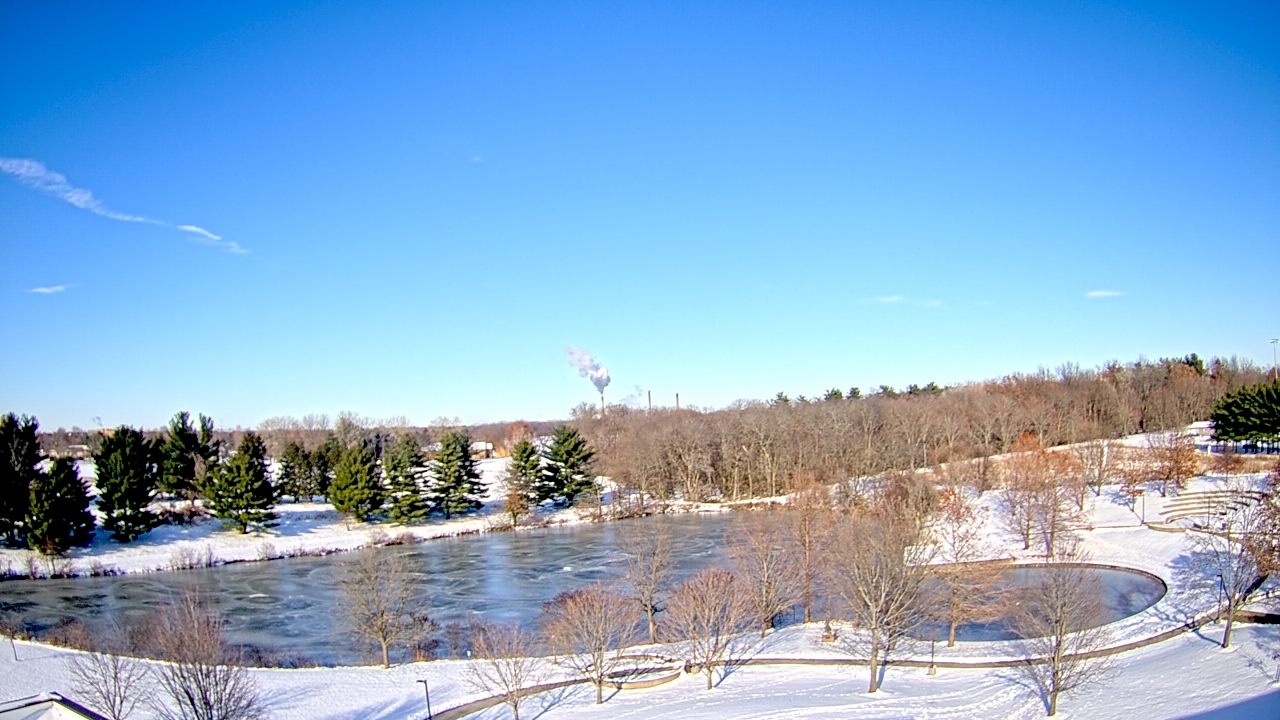 Thumbnail for current weather camera view from Lincoln Land Community College in Springfield, Illinois