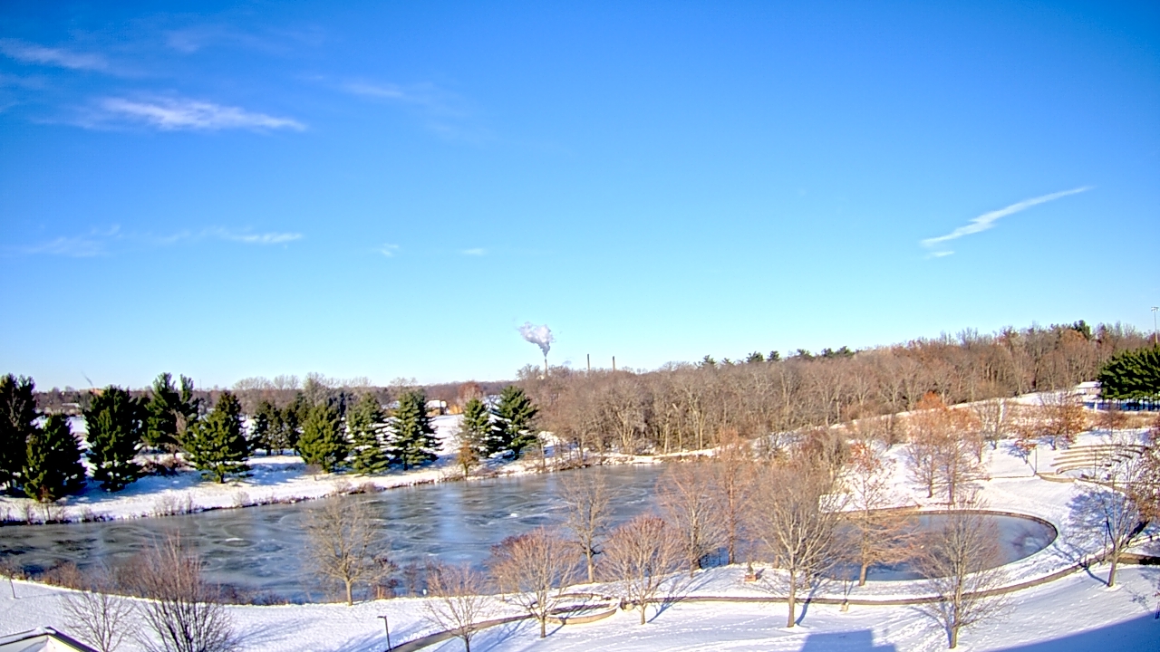Thumbnail for current weather camera view from Lincoln Land Community College in Springfield, Illinois