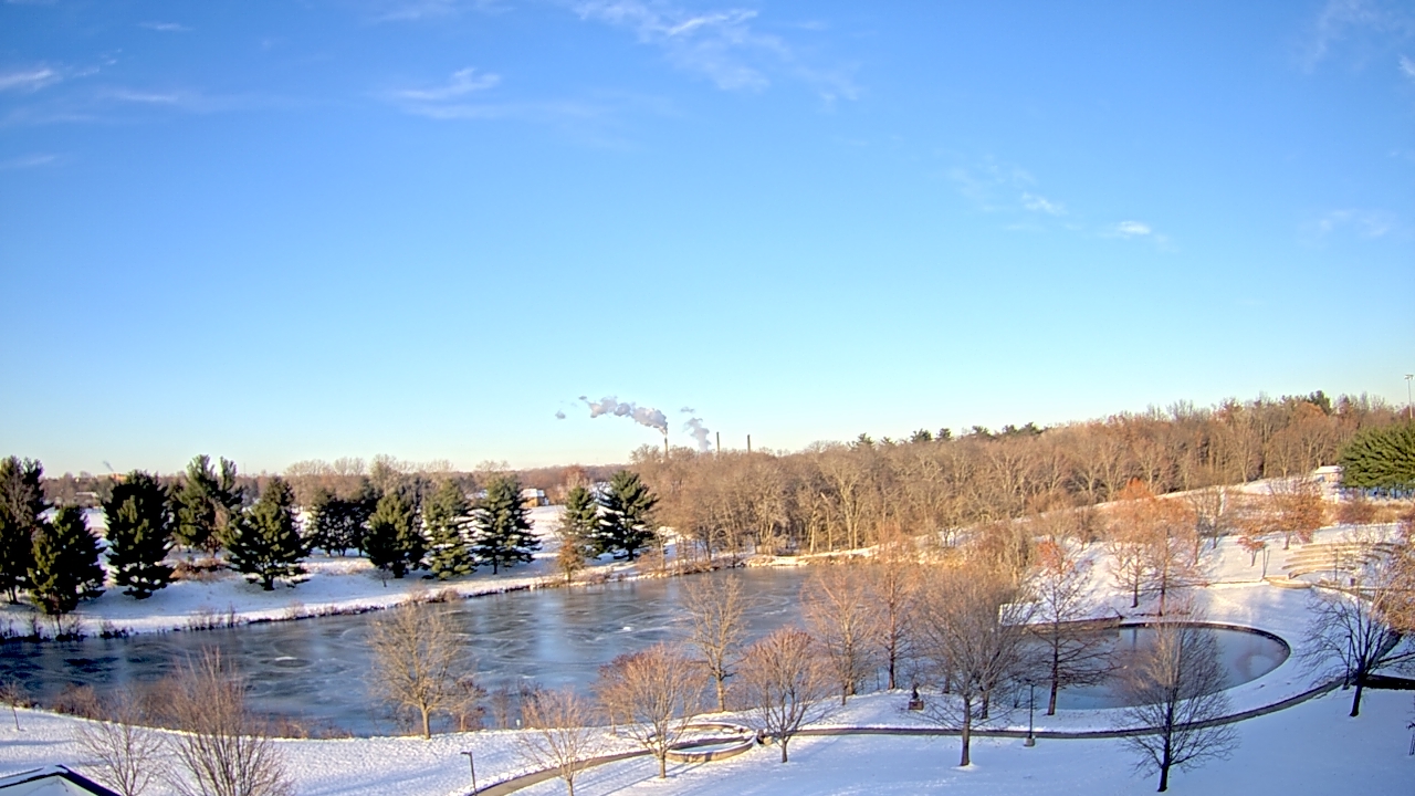 Thumbnail for current weather camera view from Lincoln Land Community College in Springfield, Illinois