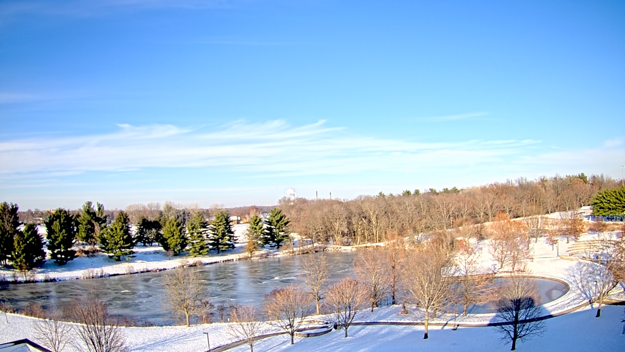 Thumbnail for current weather camera view from Lincoln Land Community College in Springfield, Illinois