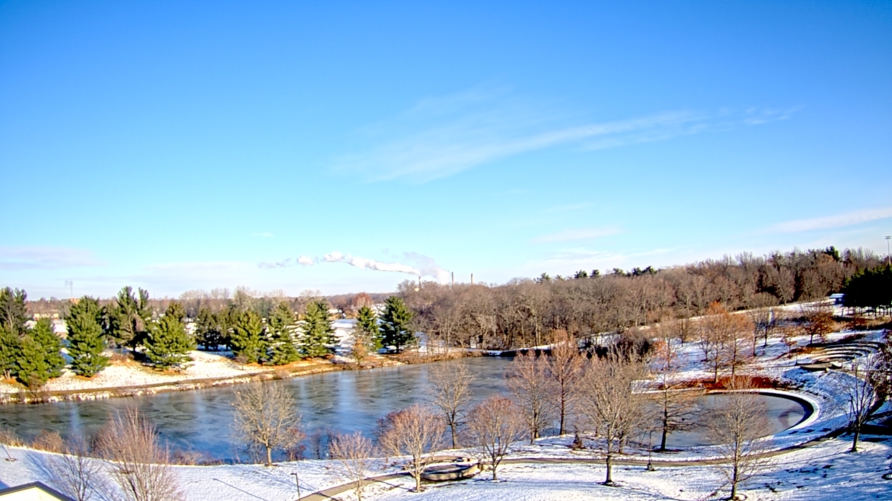 Thumbnail for current weather camera view from Lincoln Land Community College in Springfield, Illinois