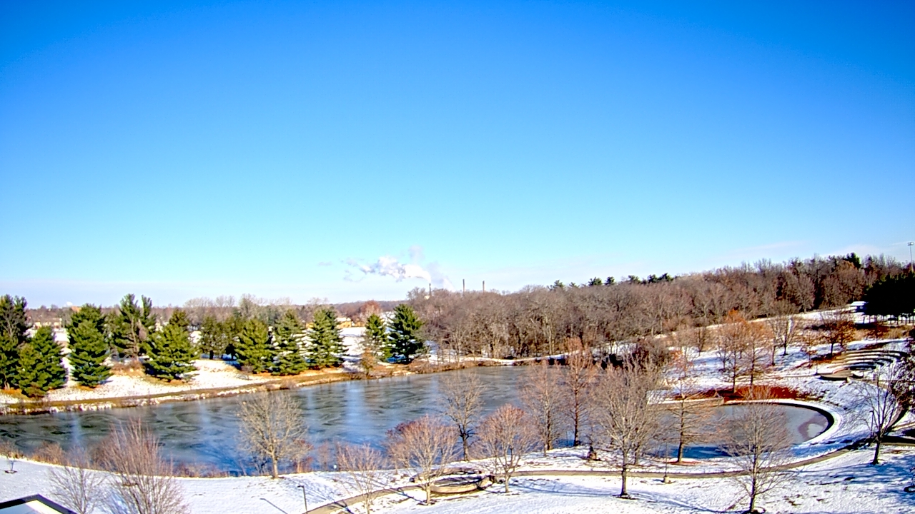 Thumbnail for current weather camera view from Lincoln Land Community College in Springfield, Illinois