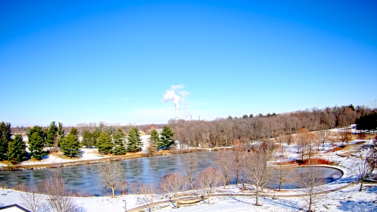 Thumbnail for current weather camera view from Lincoln Land Community College in Springfield, Illinois
