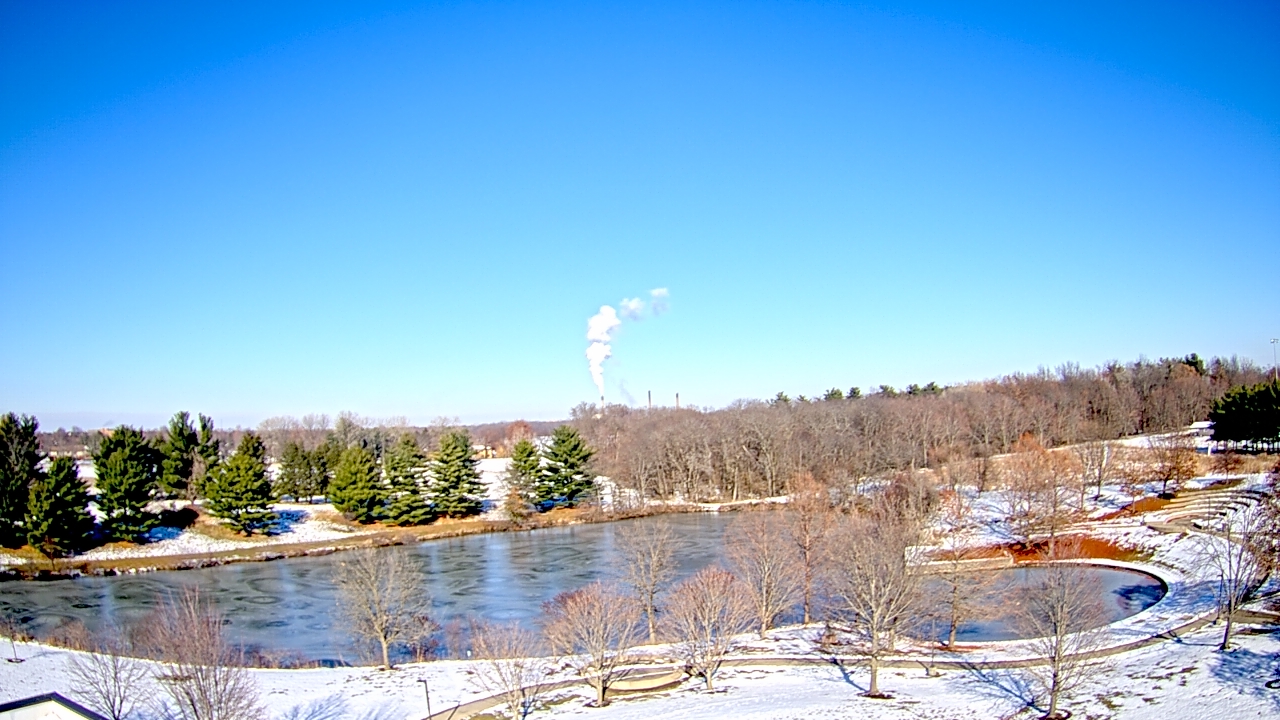 Thumbnail for current weather camera view from Lincoln Land Community College in Springfield, Illinois