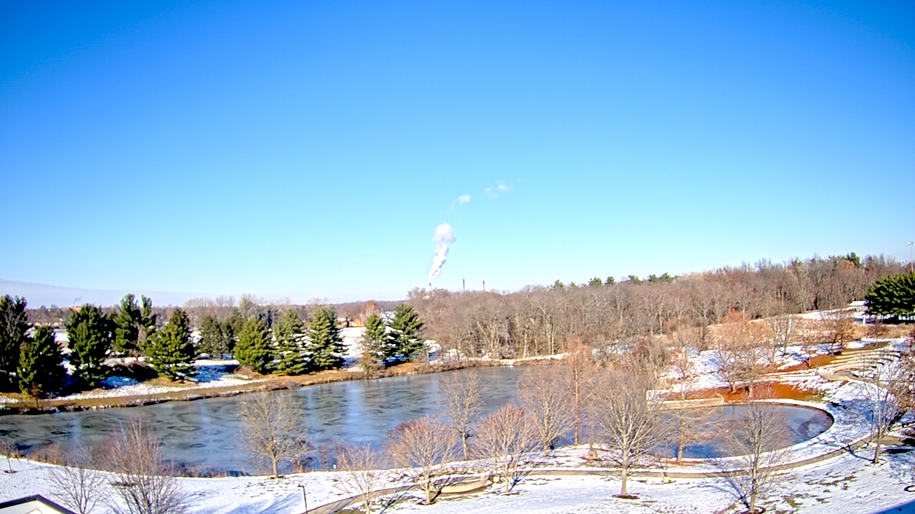 Thumbnail for current weather camera view from Lincoln Land Community College in Springfield, Illinois