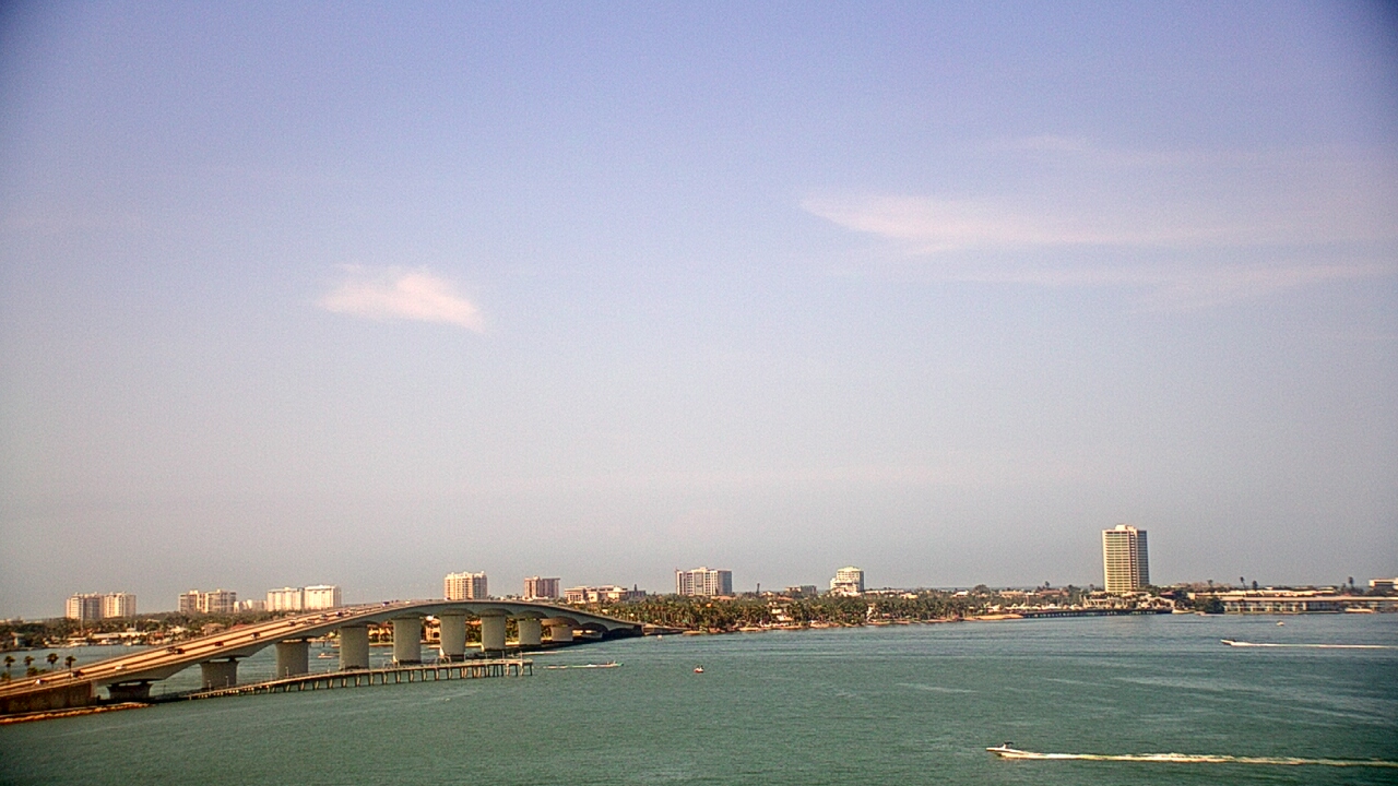 Thumbnail for current weather camera view from Van Wezel Performing Arts Hall in Sarasota, Florida