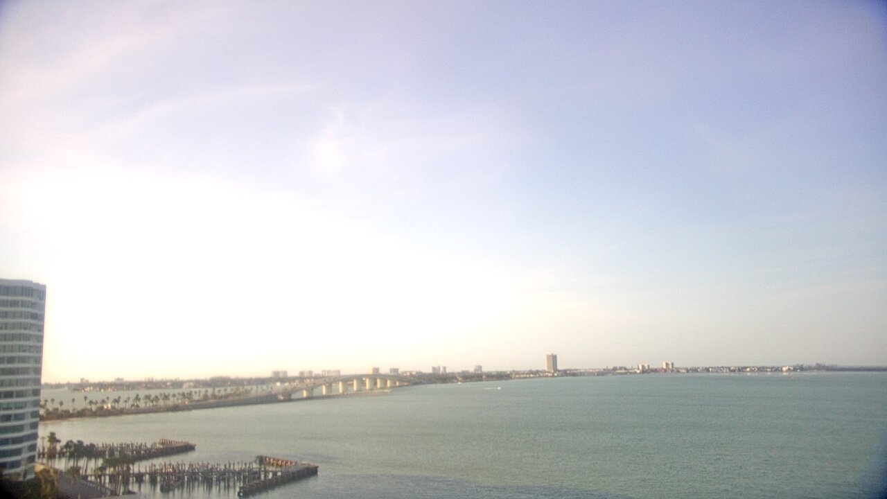 Thumbnail for current weather camera view from Van Wezel Performing Arts Hall in Sarasota, Florida