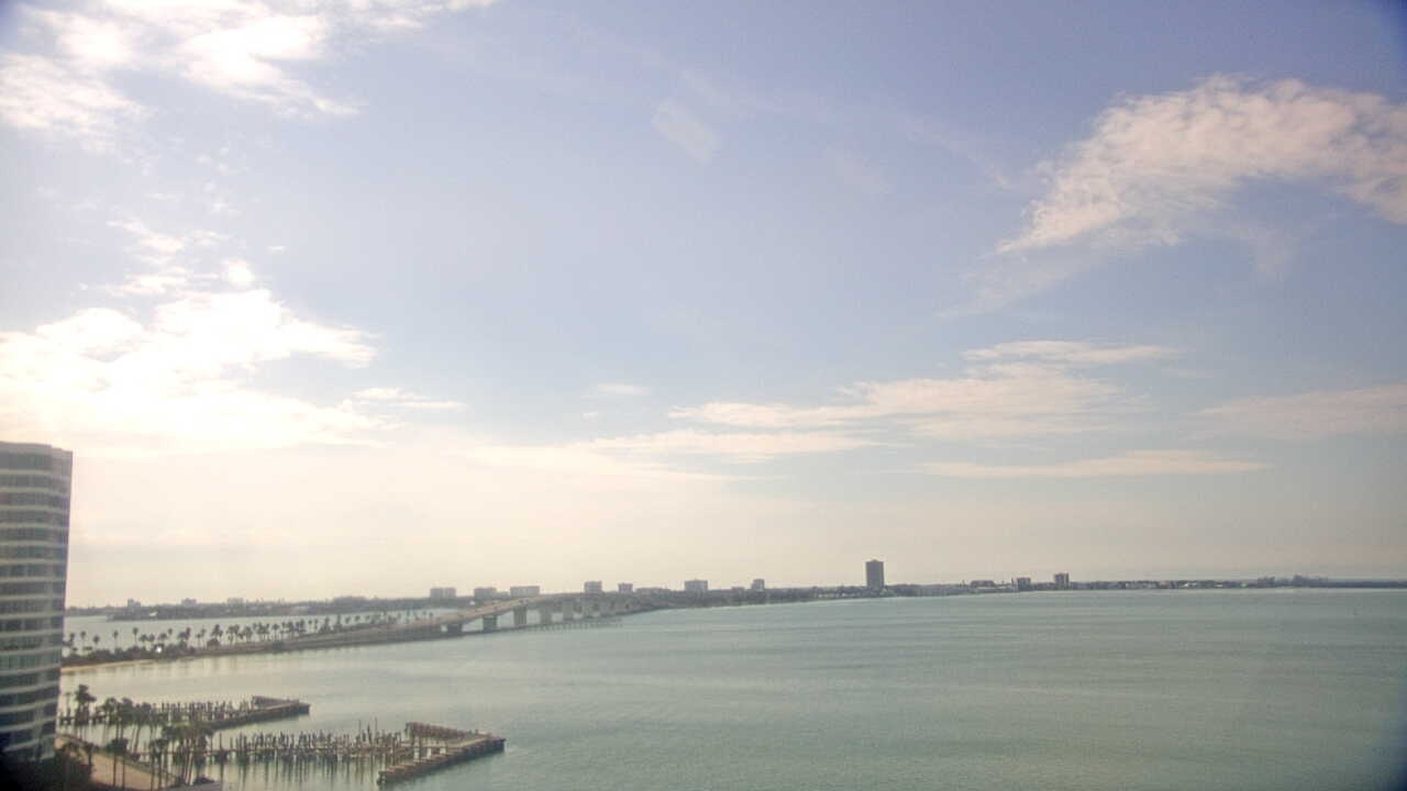 Thumbnail for current weather camera view from Van Wezel Performing Arts Hall in Sarasota, Florida