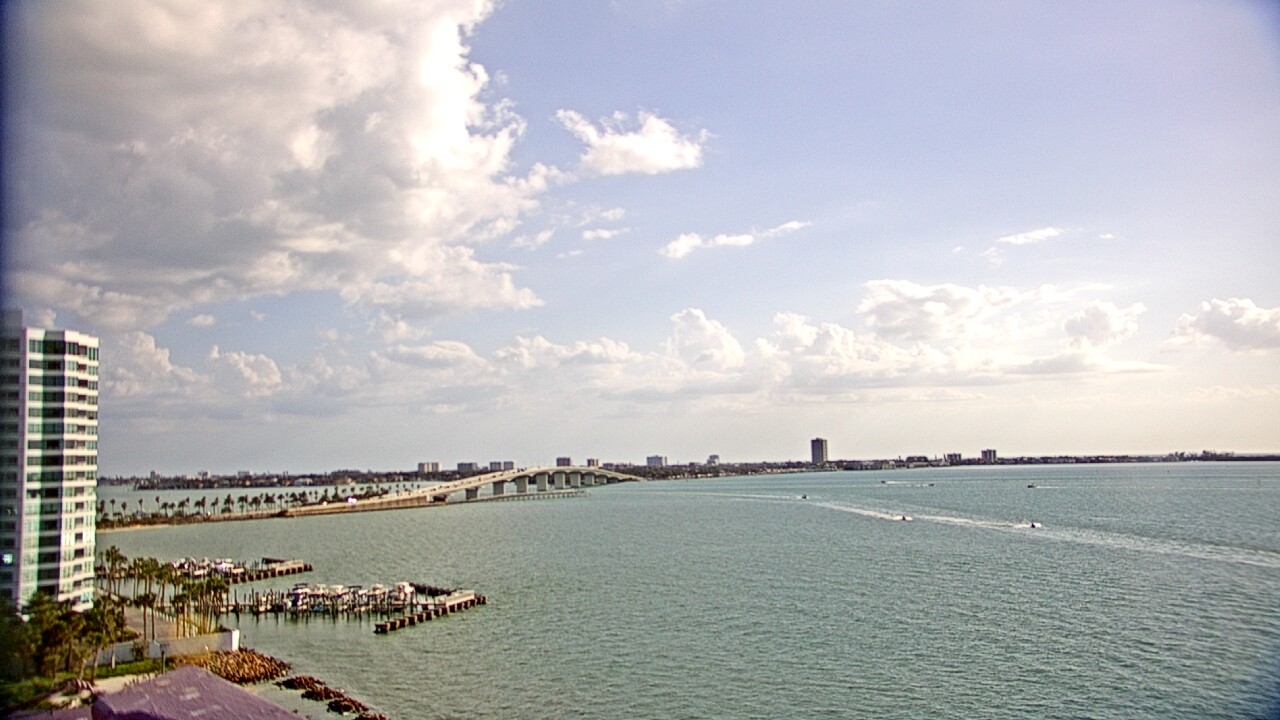 Thumbnail for current weather camera view from Van Wezel Performing Arts Hall in Sarasota, Florida