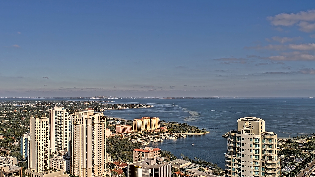 Thumbnail for current weather camera view from Greystar East in St. Petersburg, Florida