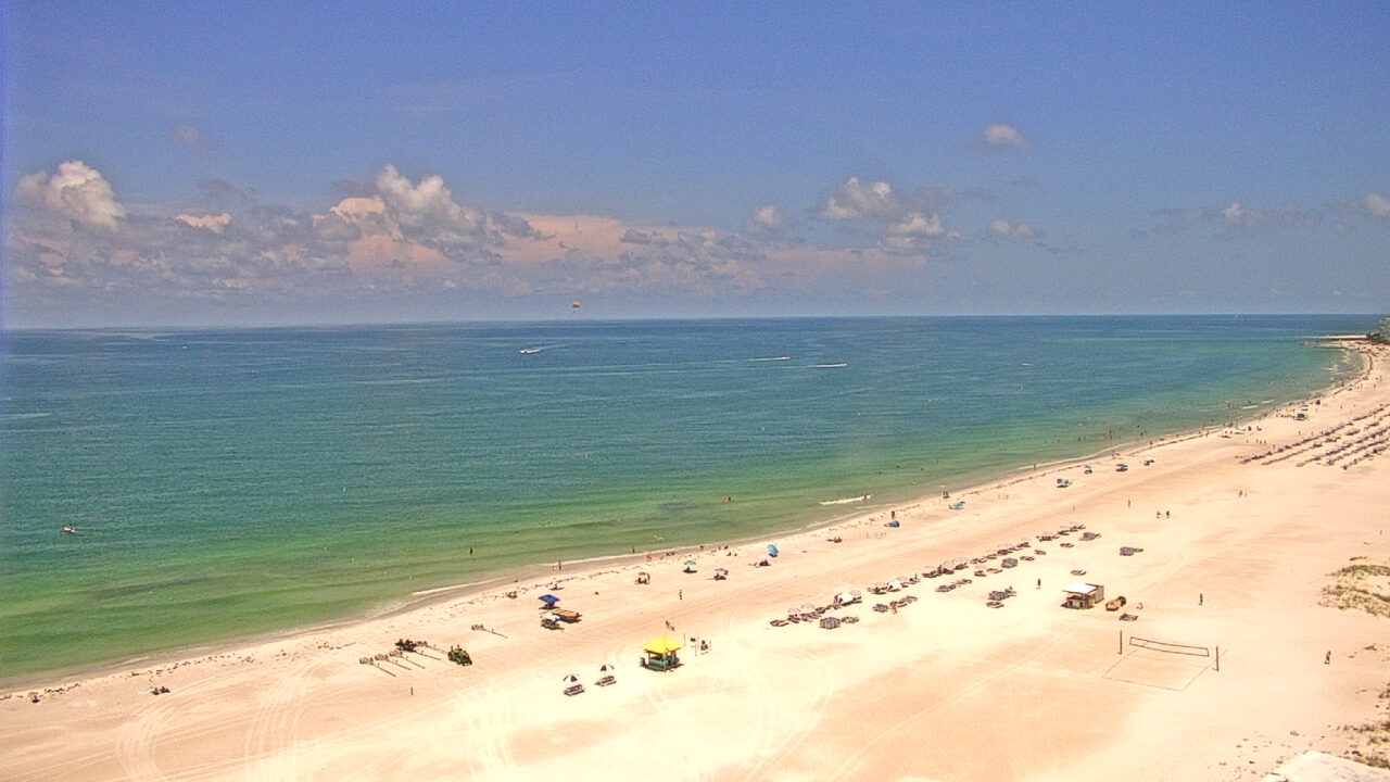 Thumbnail for current weather camera view from Bellwether Beach Resort in St. Pete Beach, Florida
