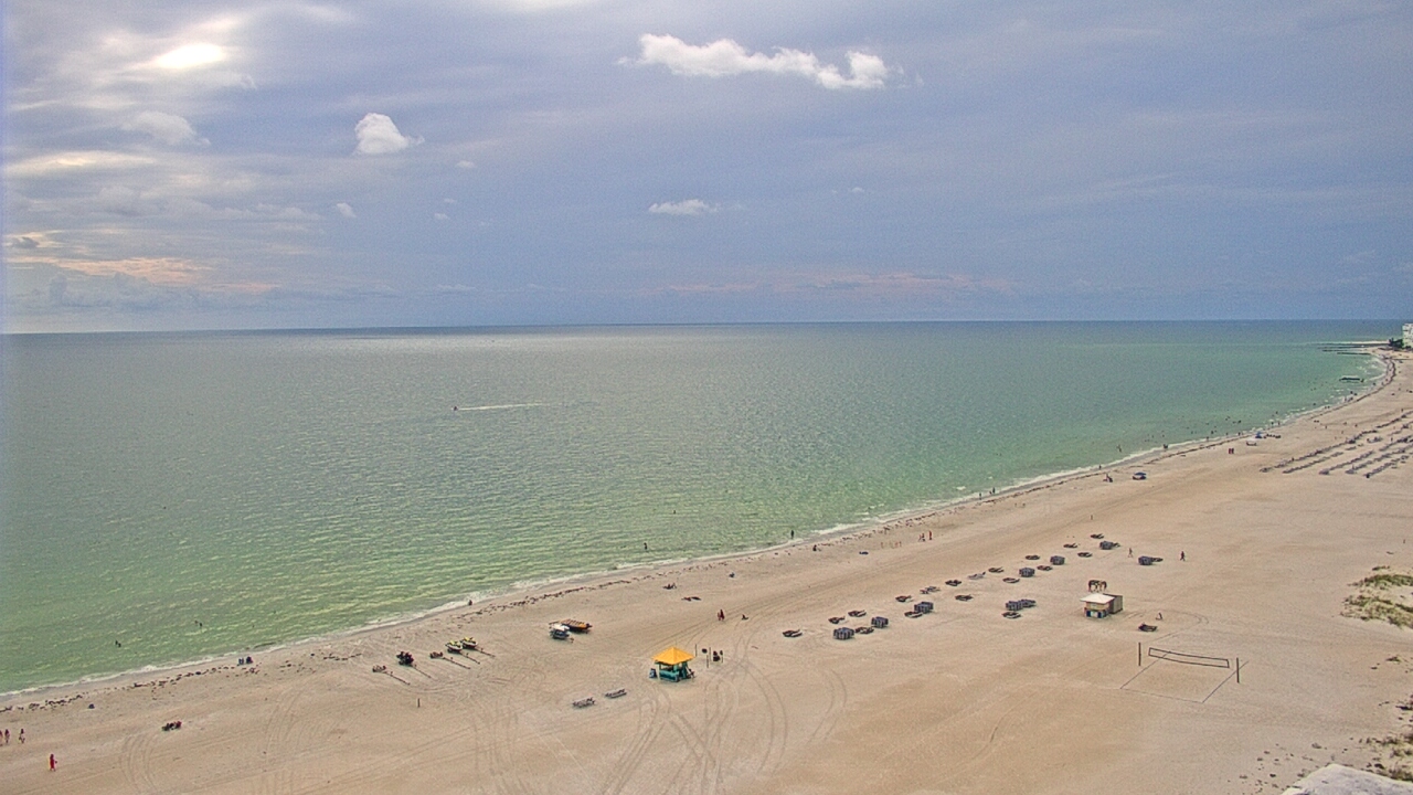 Thumbnail for current weather camera view from Bellwether Beach Resort in St. Pete Beach, Florida