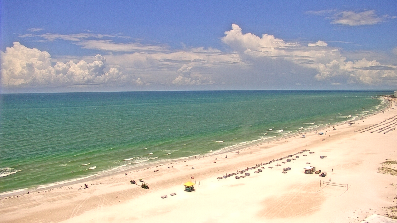 Thumbnail for current weather camera view from Bellwether Beach Resort in St. Pete Beach, Florida
