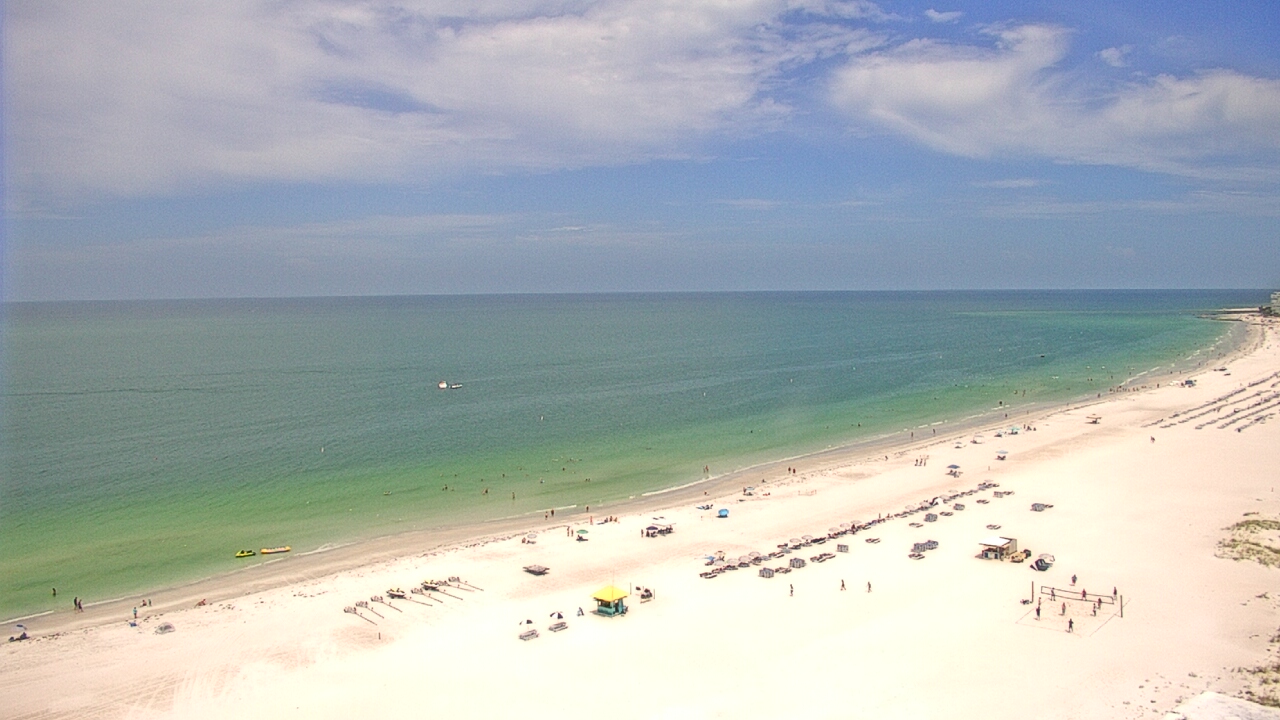 Thumbnail for current weather camera view from Bellwether Beach Resort in St. Pete Beach, Florida