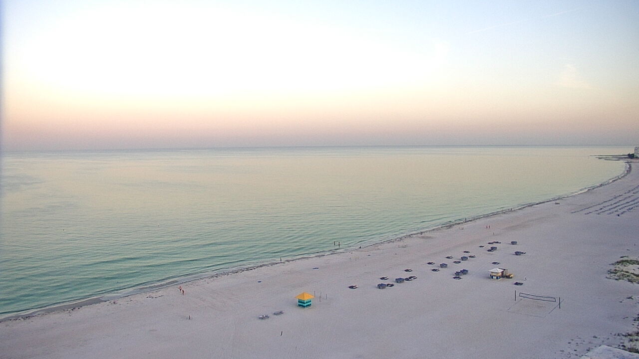 Thumbnail for current weather camera view from Bellwether Beach Resort in St. Pete Beach, Florida