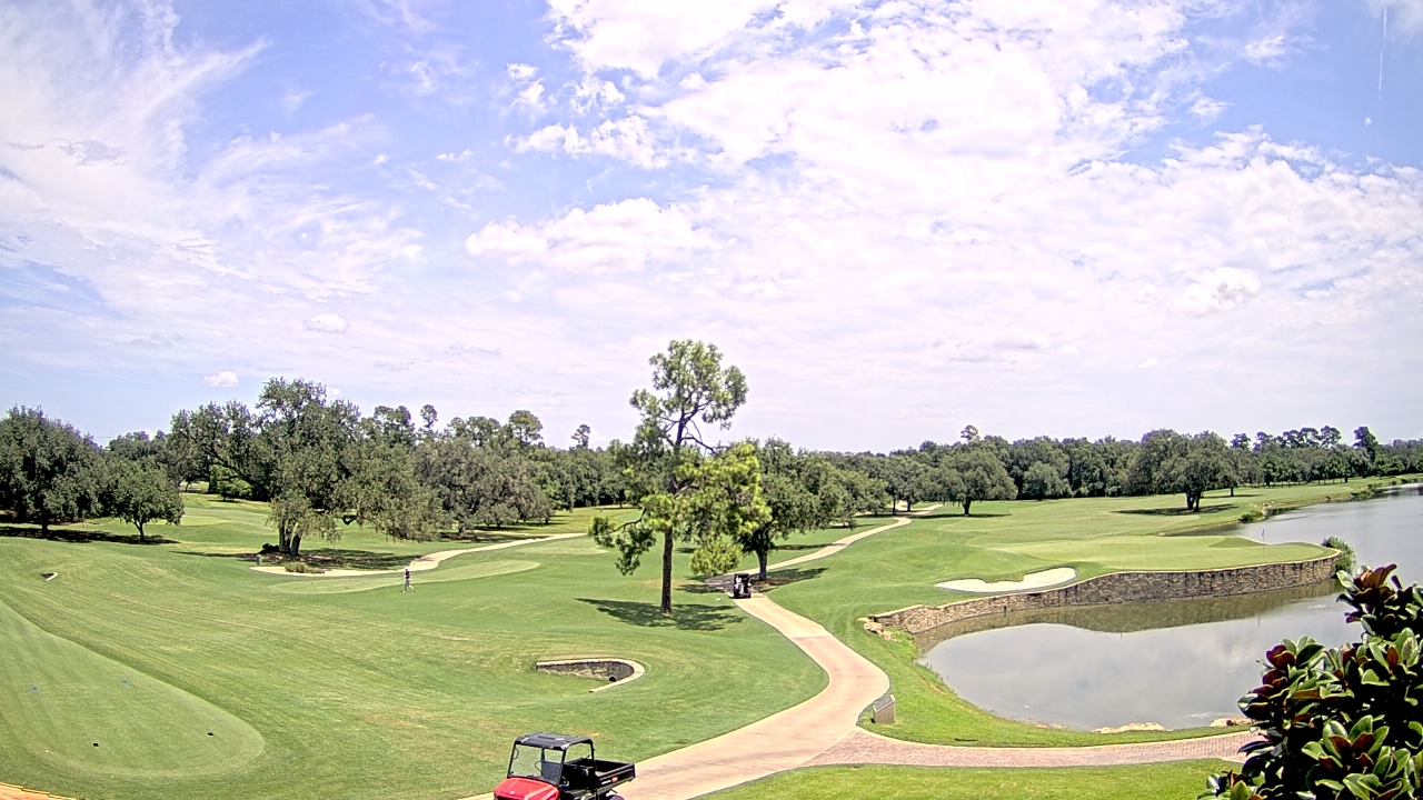 Thumbnail for current weather camera view from The Clubs at Houston Oaks in Hockley, Texas