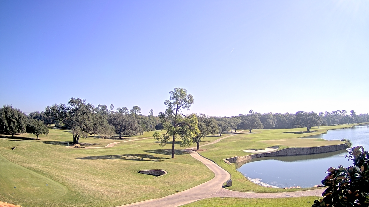 Thumbnail for current weather camera view from The Clubs at Houston Oaks in Hockley, Texas