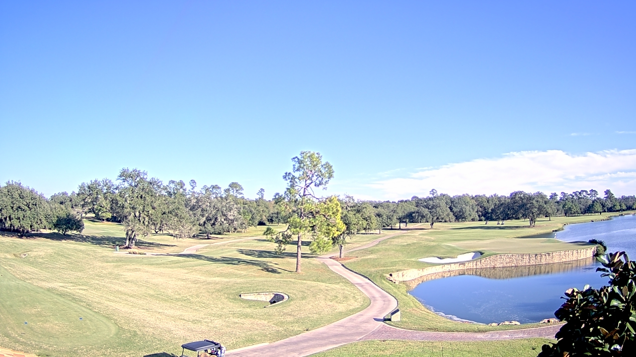 Thumbnail for current weather camera view from The Clubs at Houston Oaks in Hockley, Texas