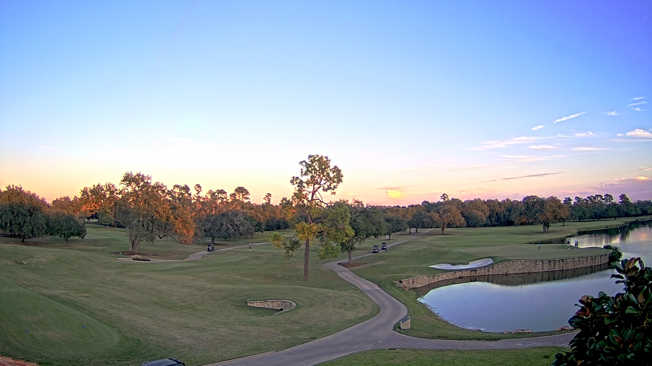 Thumbnail for current weather camera view from The Clubs at Houston Oaks in Hockley, Texas