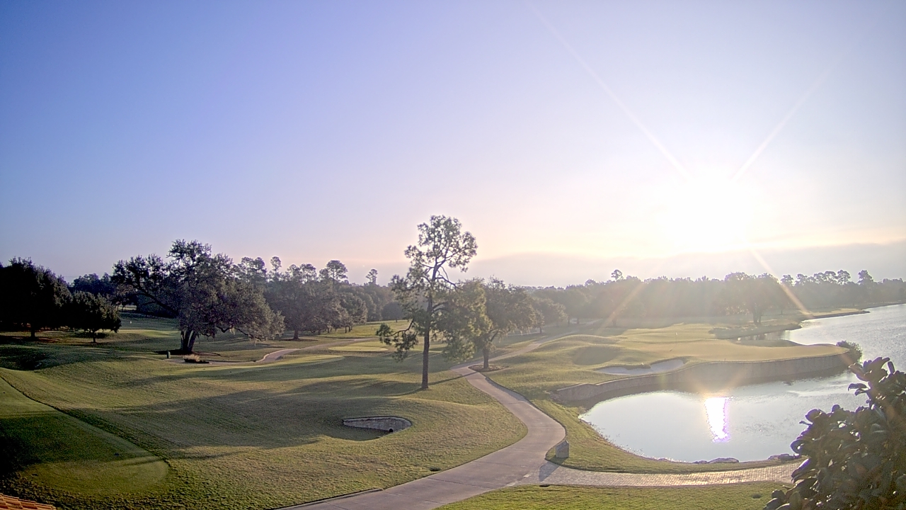 Thumbnail for current weather camera view from The Clubs at Houston Oaks in Hockley, Texas