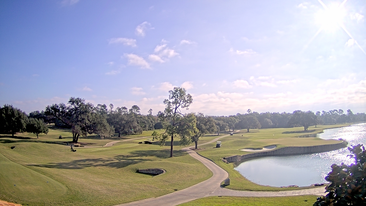 Thumbnail for current weather camera view from The Clubs at Houston Oaks in Hockley, Texas