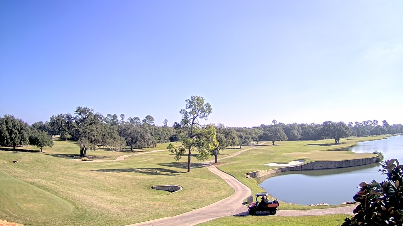 Thumbnail for current weather camera view from The Clubs at Houston Oaks in Hockley, Texas