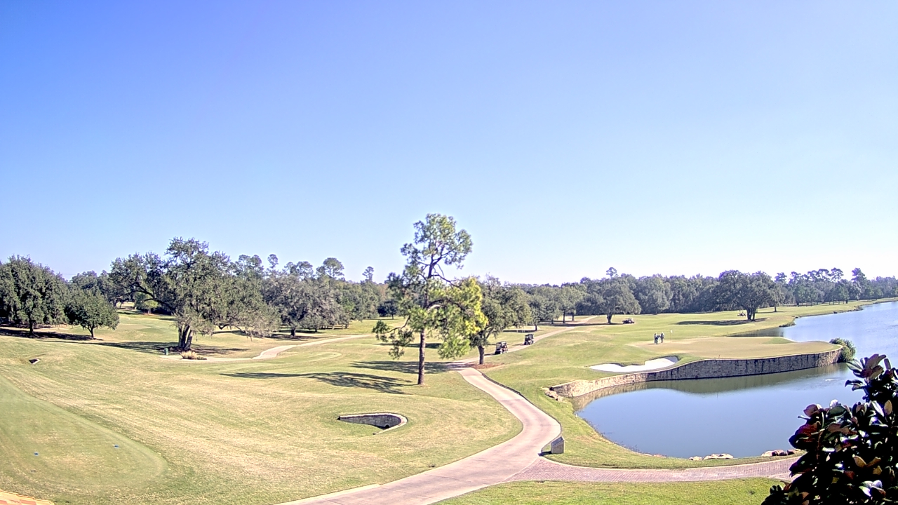 Thumbnail for current weather camera view from The Clubs at Houston Oaks in Hockley, Texas