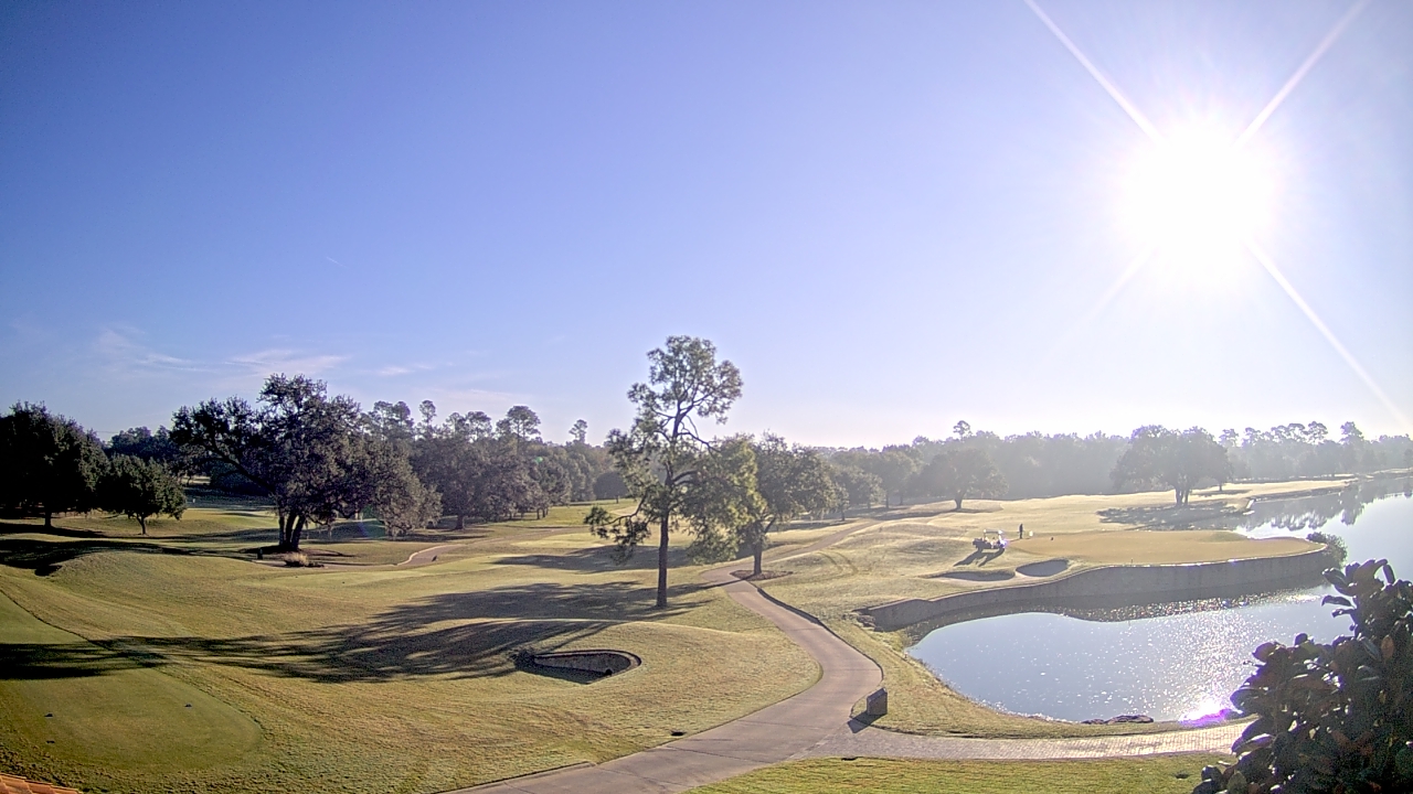 Thumbnail for current weather camera view from The Clubs at Houston Oaks in Hockley, Texas