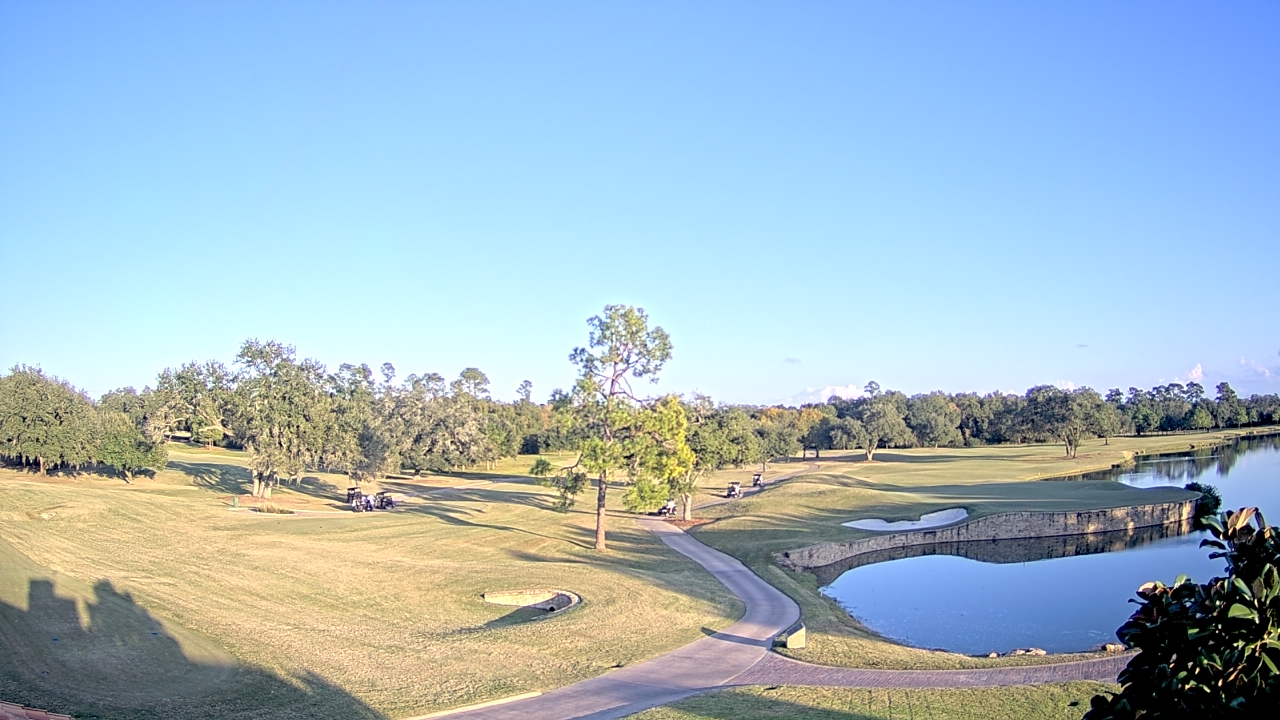 Thumbnail for current weather camera view from The Clubs at Houston Oaks in Hockley, Texas
