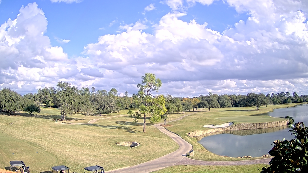 Thumbnail for current weather camera view from The Clubs at Houston Oaks in Hockley, Texas