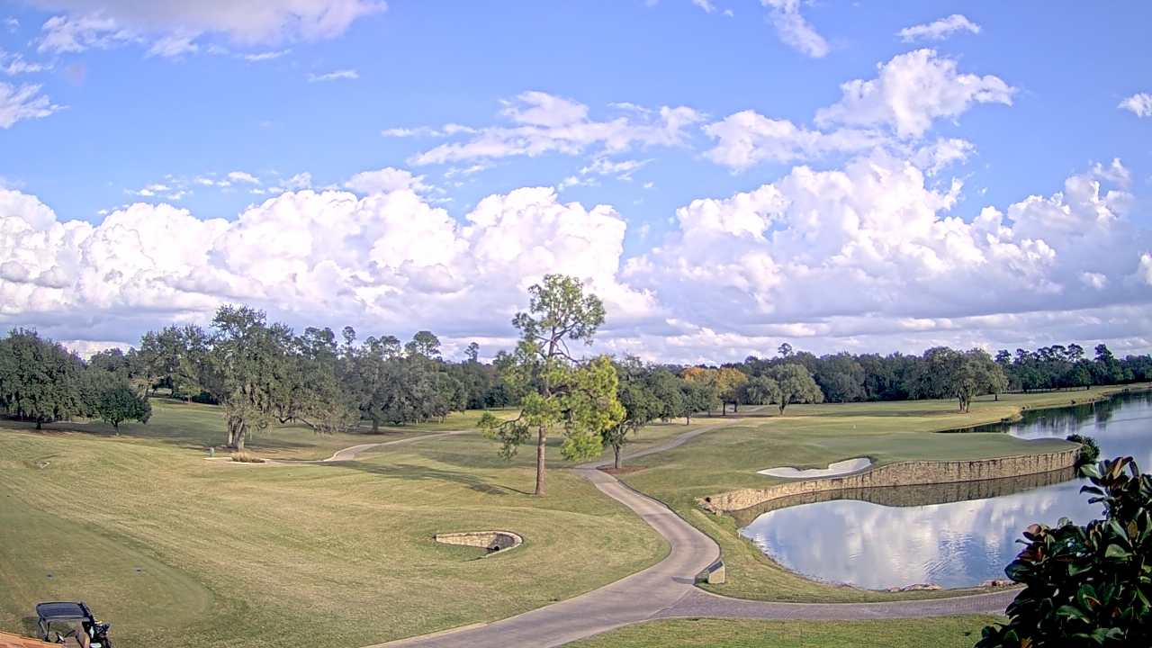 Thumbnail for current weather camera view from The Clubs at Houston Oaks in Hockley, Texas