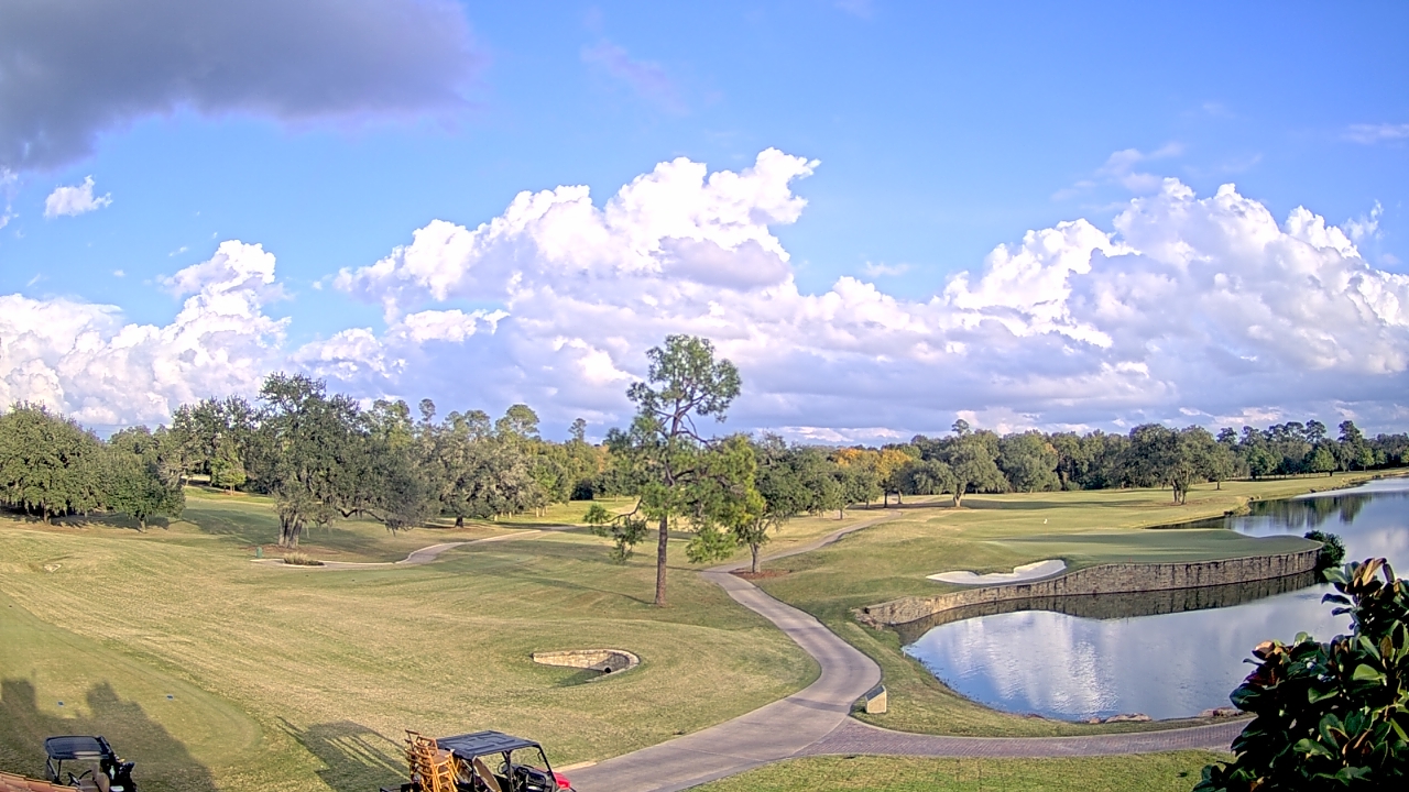 Thumbnail for current weather camera view from The Clubs at Houston Oaks in Hockley, Texas