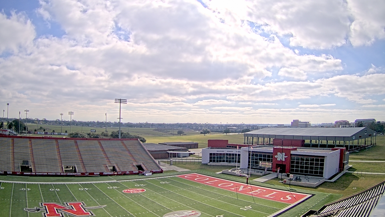 Thumbnail for current weather camera view from Nicholls State University in Thibodaux, Louisiana