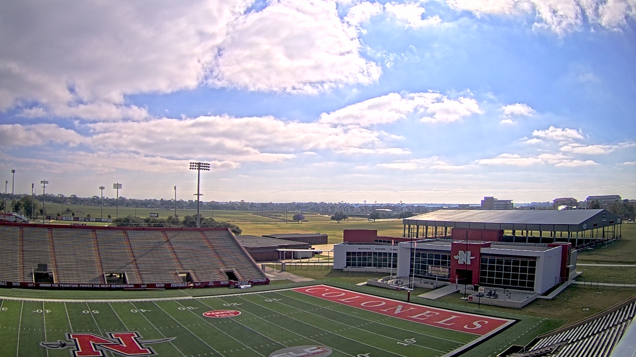 Thumbnail for current weather camera view from Nicholls State University in Thibodaux, Louisiana