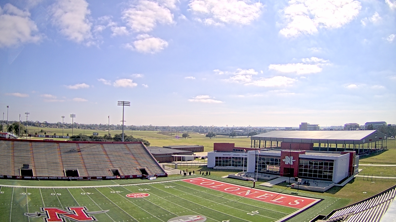 Thumbnail for current weather camera view from Nicholls State University in Thibodaux, Louisiana