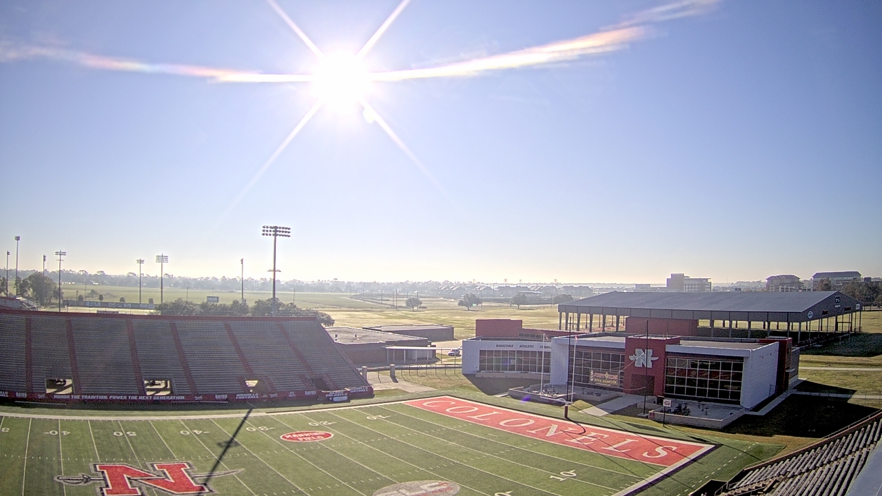 Thumbnail for current weather camera view from Nicholls State University in Thibodaux, Louisiana