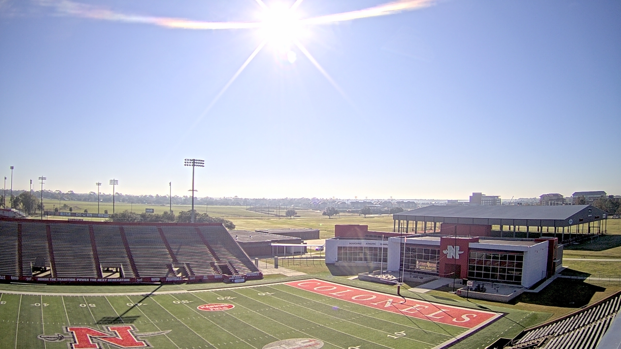 Thumbnail for current weather camera view from Nicholls State University in Thibodaux, Louisiana