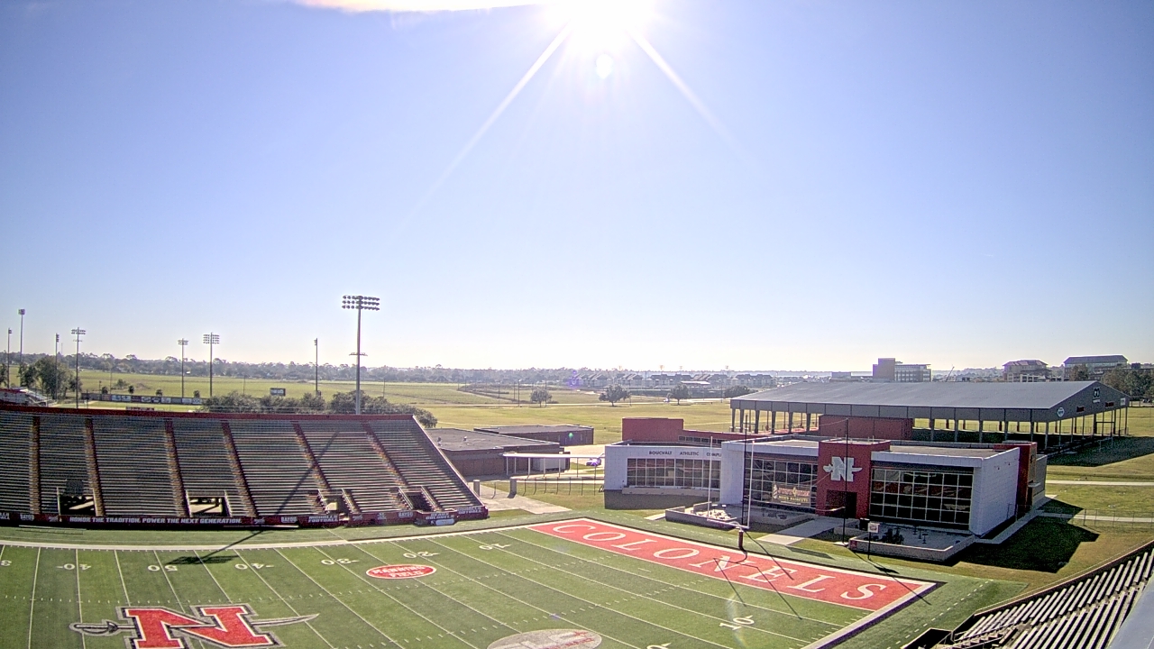 Thumbnail for current weather camera view from Nicholls State University in Thibodaux, Louisiana